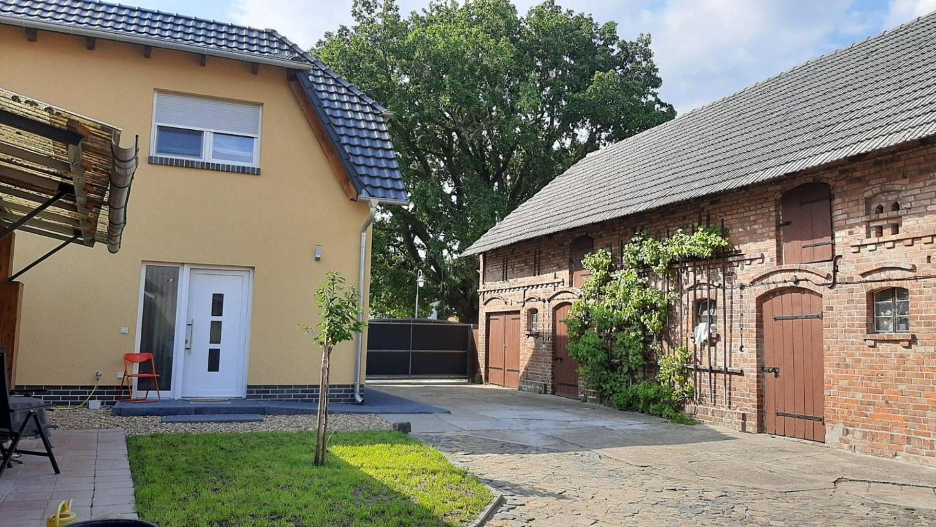 Ferienhaus Zur Eiche Am Dorfanger Villa Waldow Esterno foto